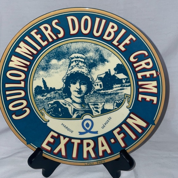 💙Coulommiers Double Crème & Cambert Superieur Cheese Plates 🧀 - Picture 2 of 5